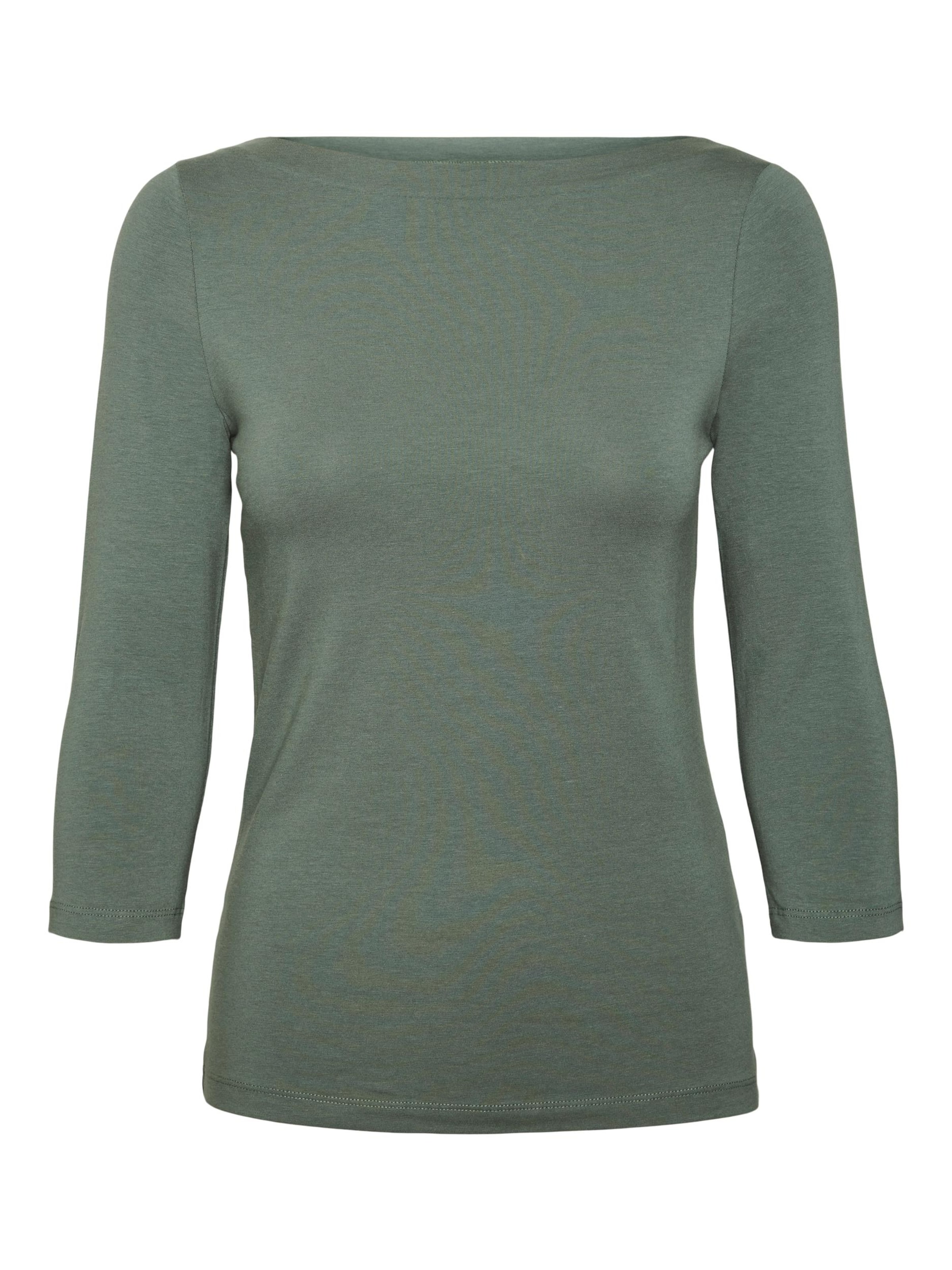 VERO MODA Tričko 'PANDA' – zelená: přední strana