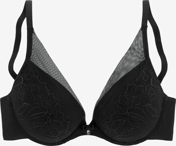 LASCANA Push-up BH in Zwart: voorkant