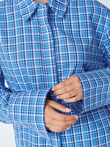 Chemisier 'Angelica' co'couture en bleu