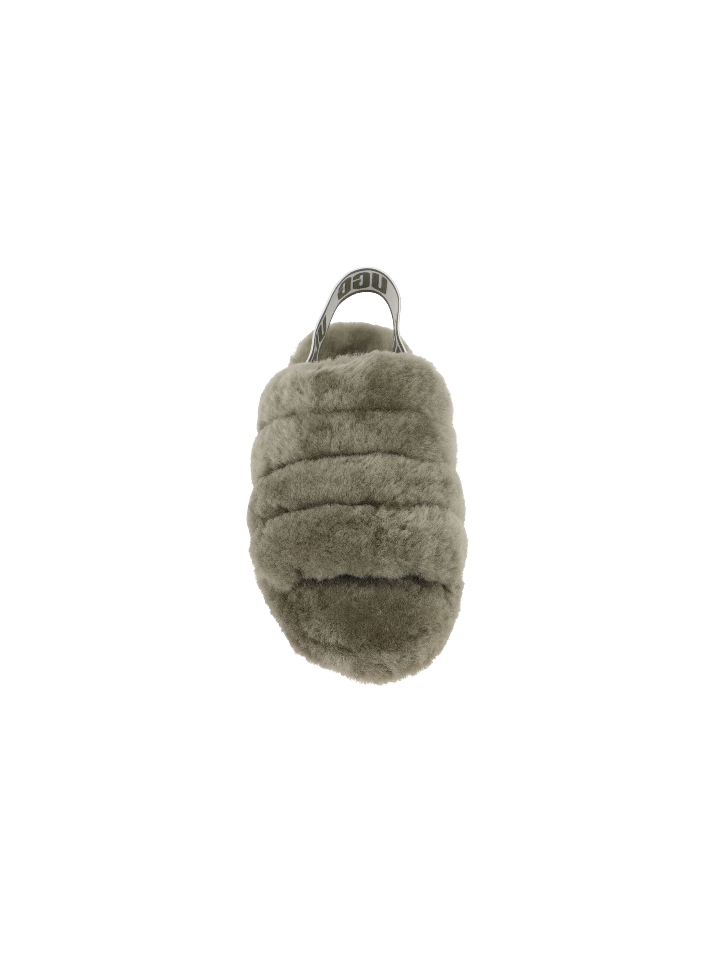 UGG Pantolette 'UGG Fluff Yeah Slide Hausschuhe grün' in Grün