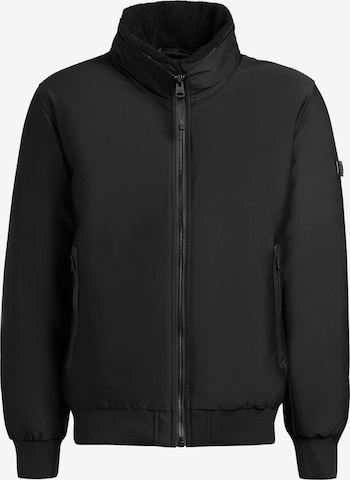 khujo Between-Season Jacket 'Ginster' in Black: front