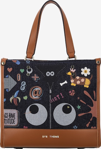 myMo Pop - Bolso de mano 'Eye Theme' en negro: frente