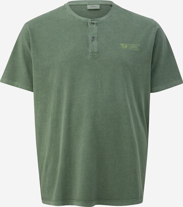 s.Oliver Men Big Sizes Shirt in Green: front