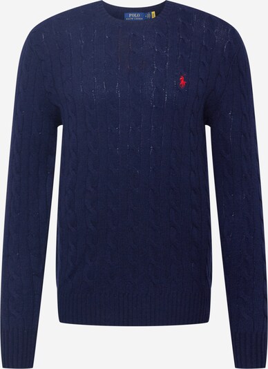 Polo Ralph Lauren Пуловер в нейви синьо / огнено червено, Преглед на продукта