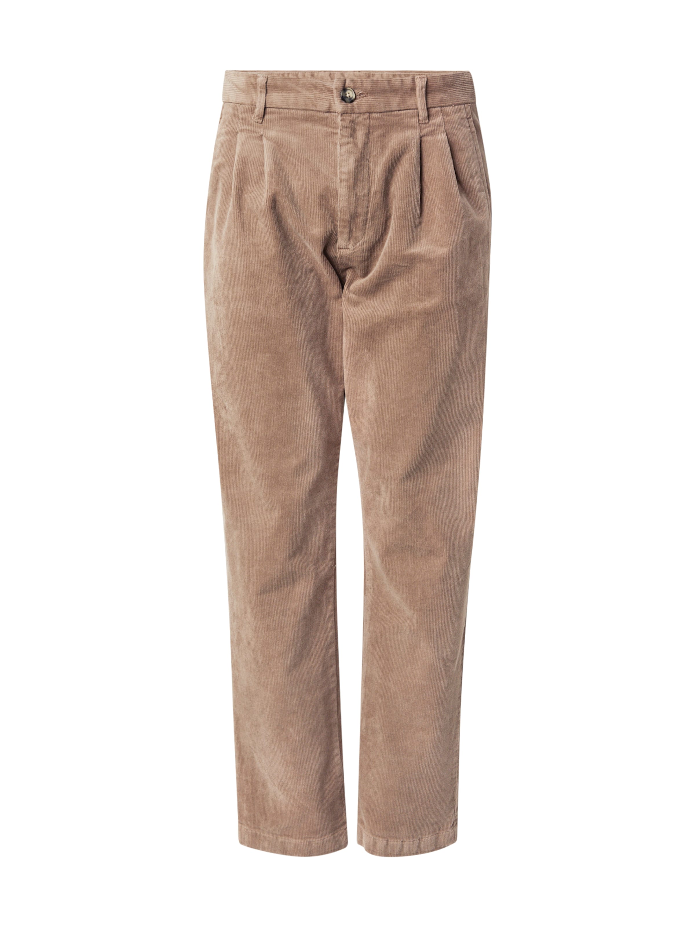 Loosefit Pantaloni con pieghe di Lindbergh in beige: frontale