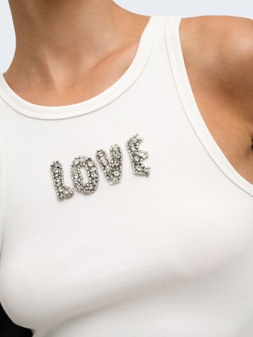 ONLY - Top 'ONLIRIS' en blanco