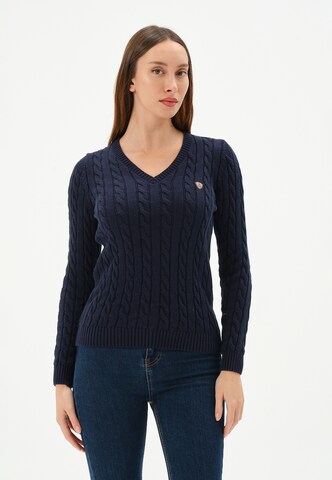 Giorgio di Mare Pullover in Blau