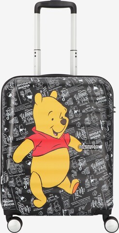 American Tourister Trolley 'Wavebreaker Disney' in Zwart: voorkant