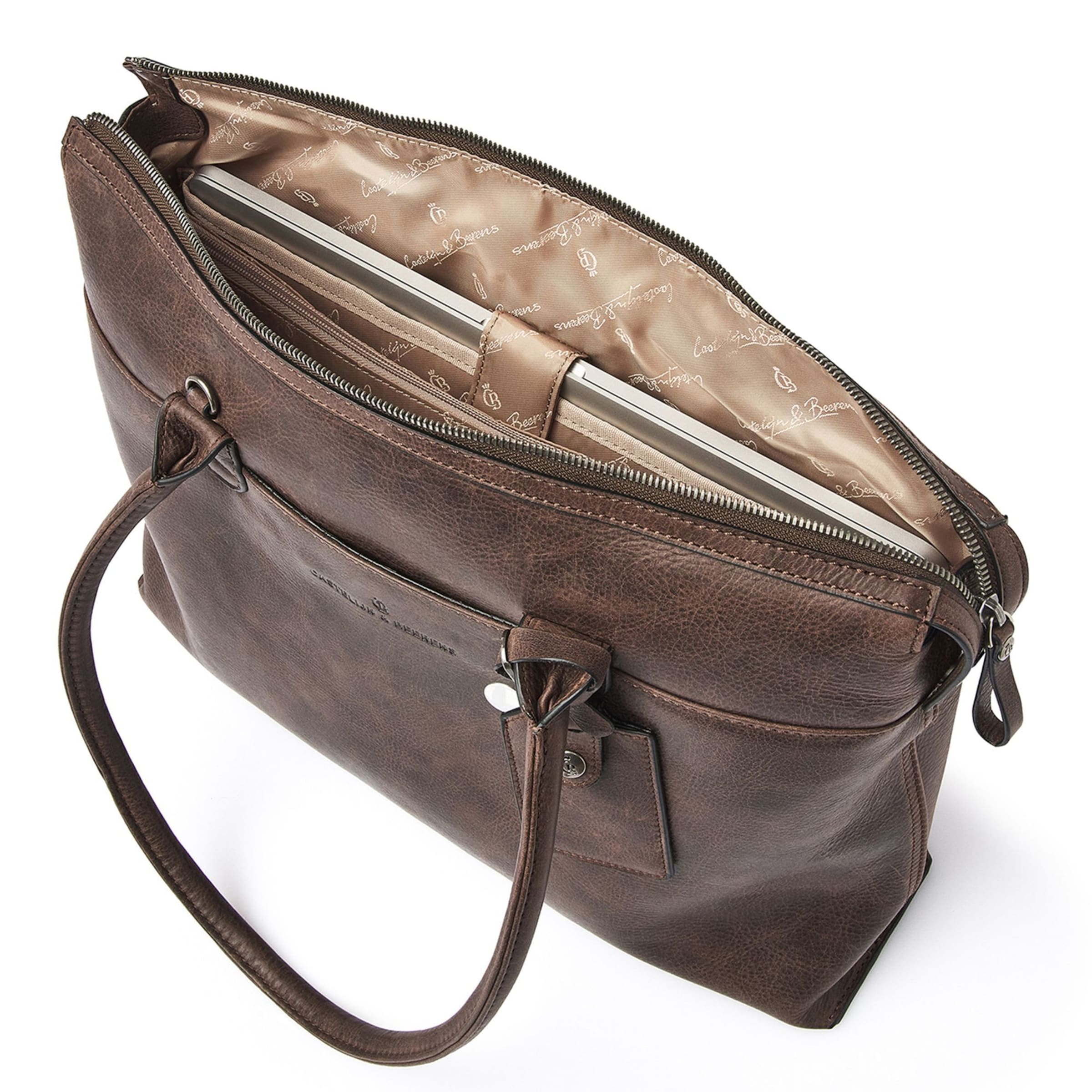 Borsa a spalla 'Carisma' di Castelijn & Beerens in marrone