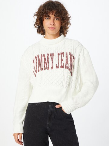 Tommy Jeans Pullover in Beige: predná strana