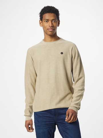 No Excess Sweater in Beige: front