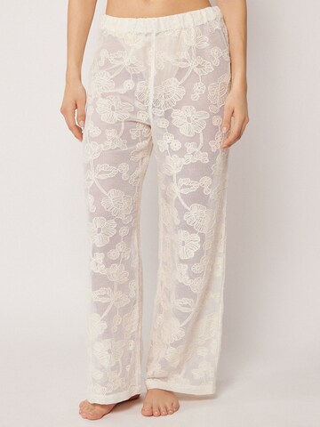 CALZEDONIA Regular Pants in White: front
