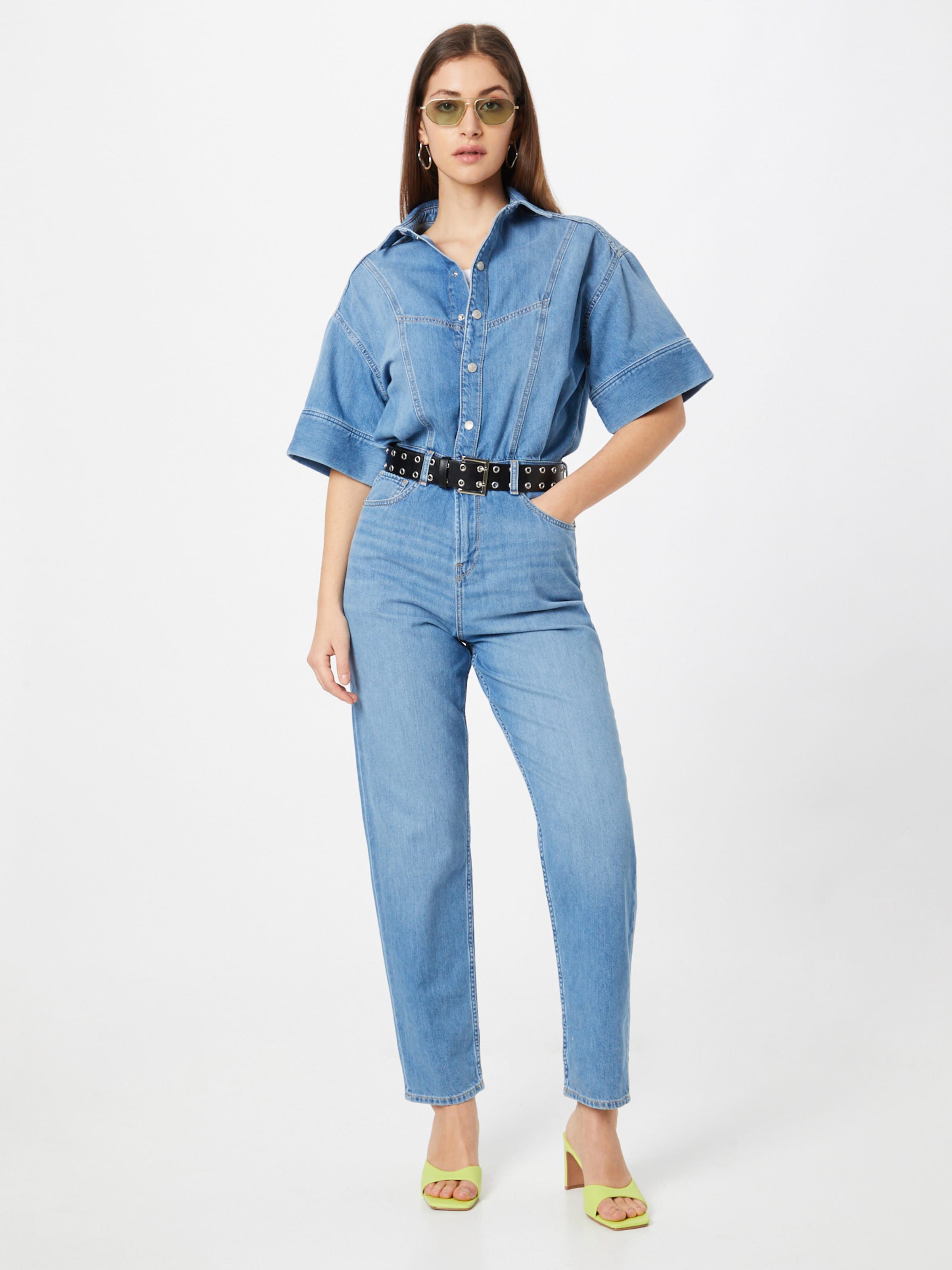 pepe jeans denim jumpsuit