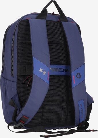 La Martina Rucksack 'Diego' in Blau