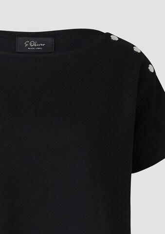s.Oliver BLACK LABEL Shirt in Black