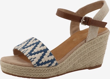 smėlio TOM TAILOR Sandalai: priekis