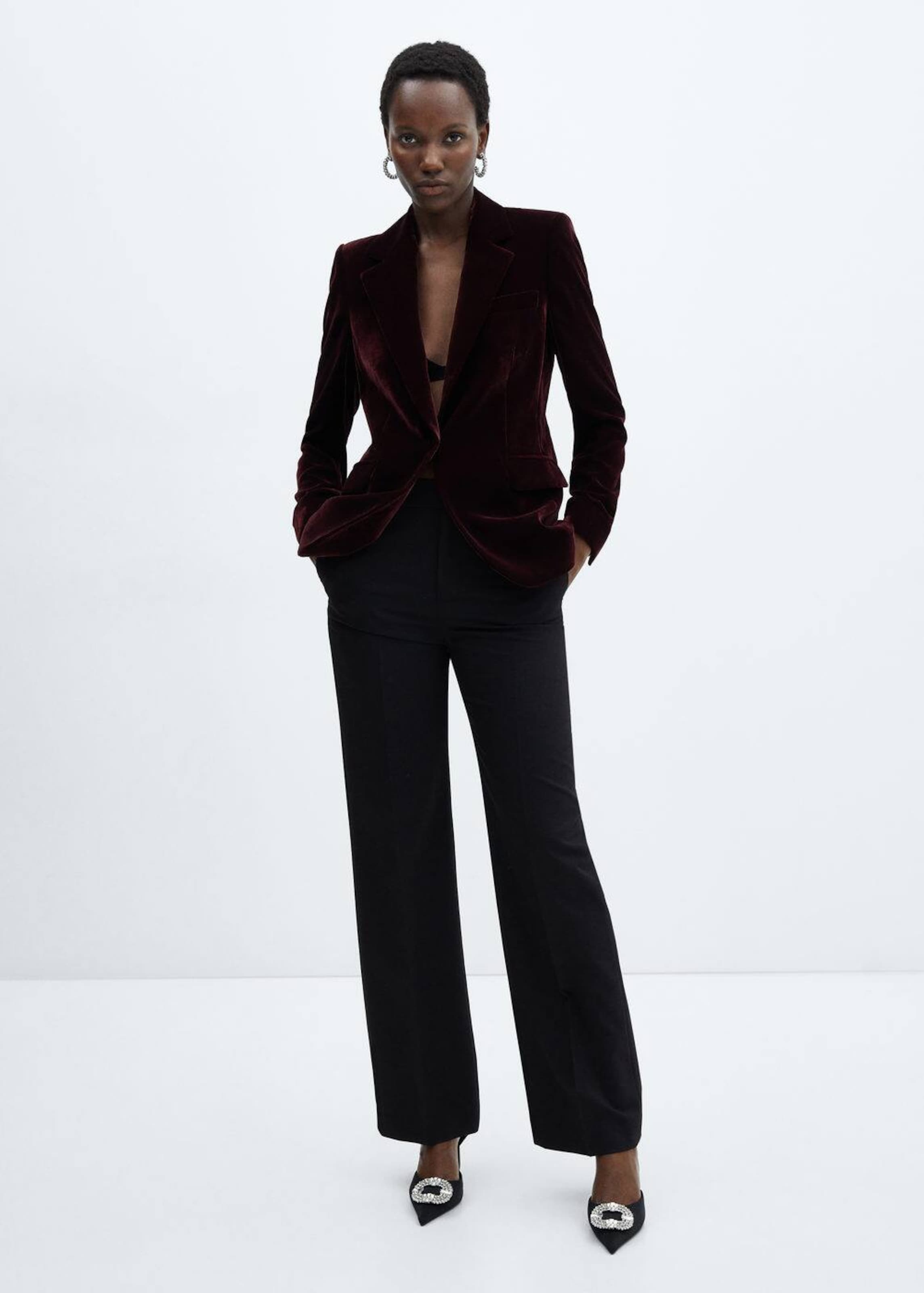 Tailleur rouge mango sales
