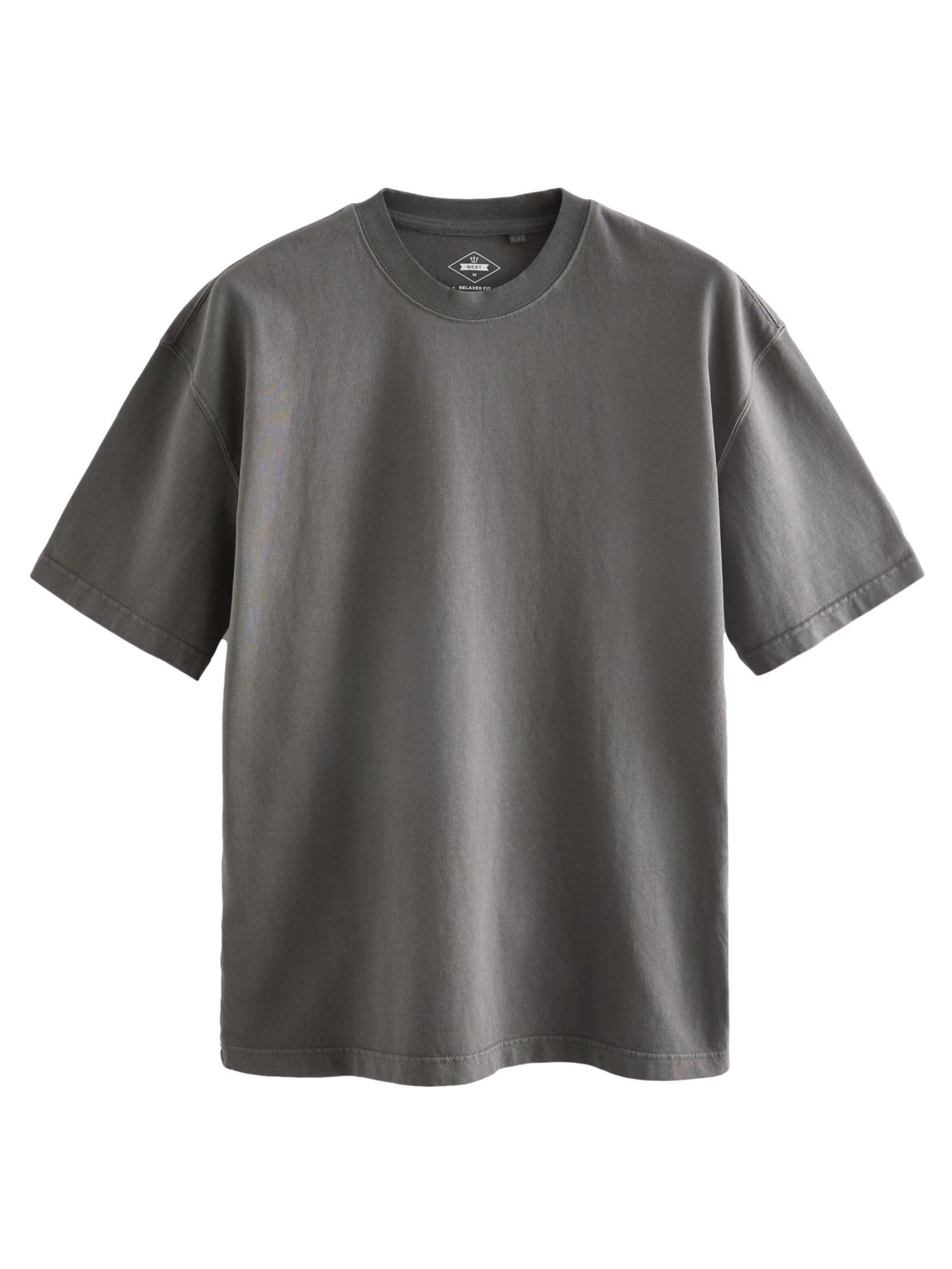 Next Shirt in Grau: Vorderseite