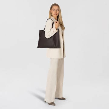 FURLA Shopper 'Goccia' in Bruin: voorkant
