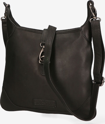HILL BURRY Crossbody Bag in Black: front