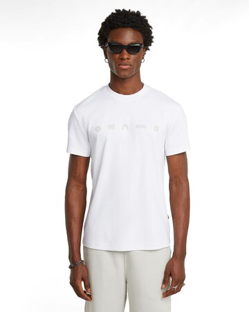 G-STAR Shirt 'Small Symbols' in White: front