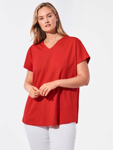 T-shirt Goldner en rouge : devant