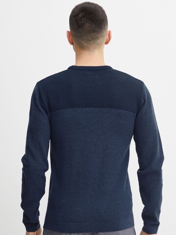 INDICODE JEANS Trui ' Label ' in Blauw