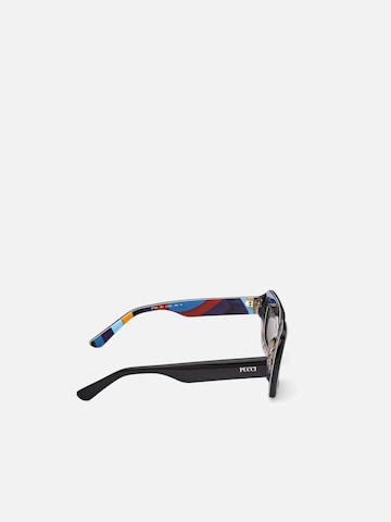 Emilio Pucci Sunglasses 'Pucci EP0245 Animal/texture 51/21/140 Women Sunglasses' in Black