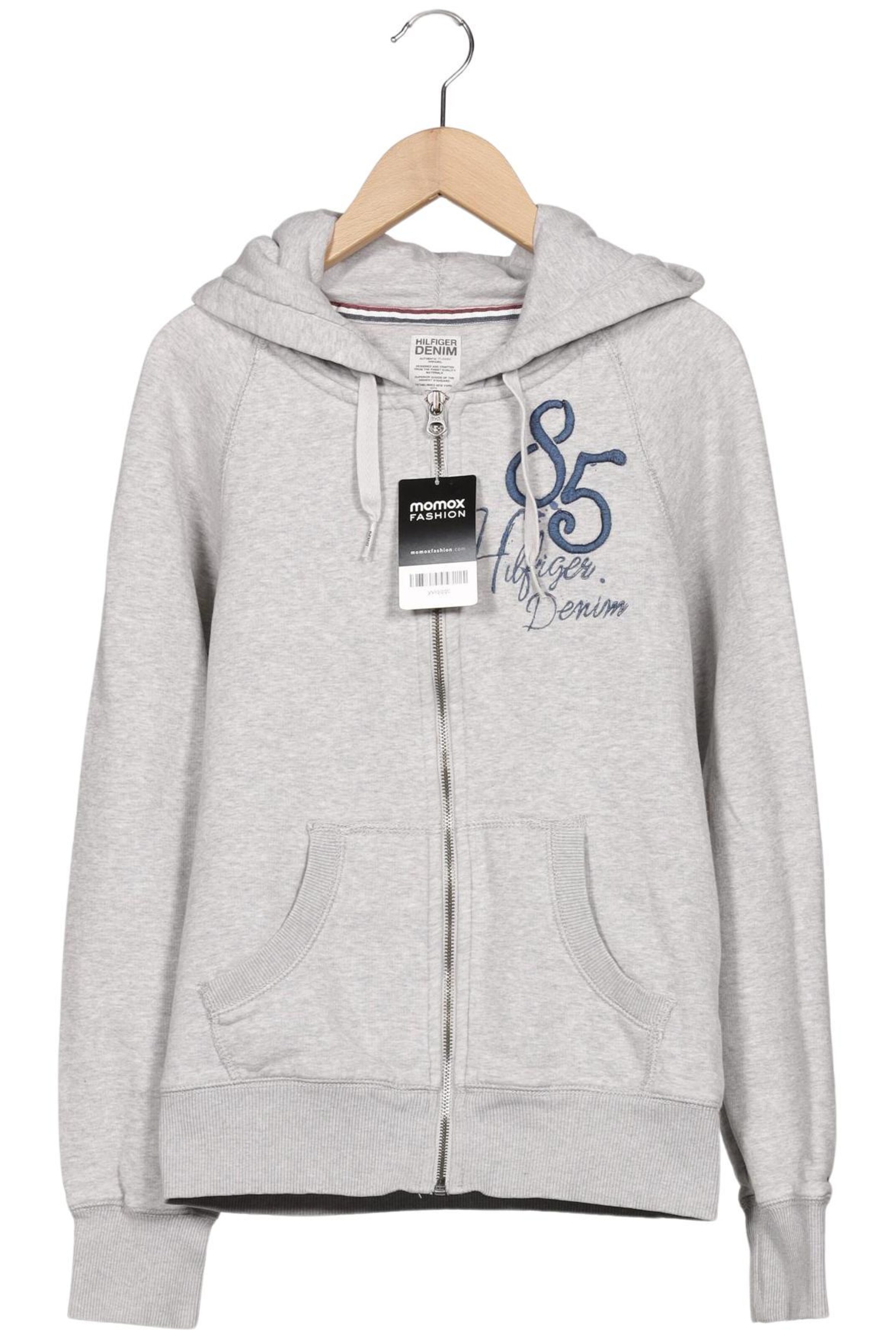 Tommy Jeans Kapuzenpullover M in Grau: Vorderseite