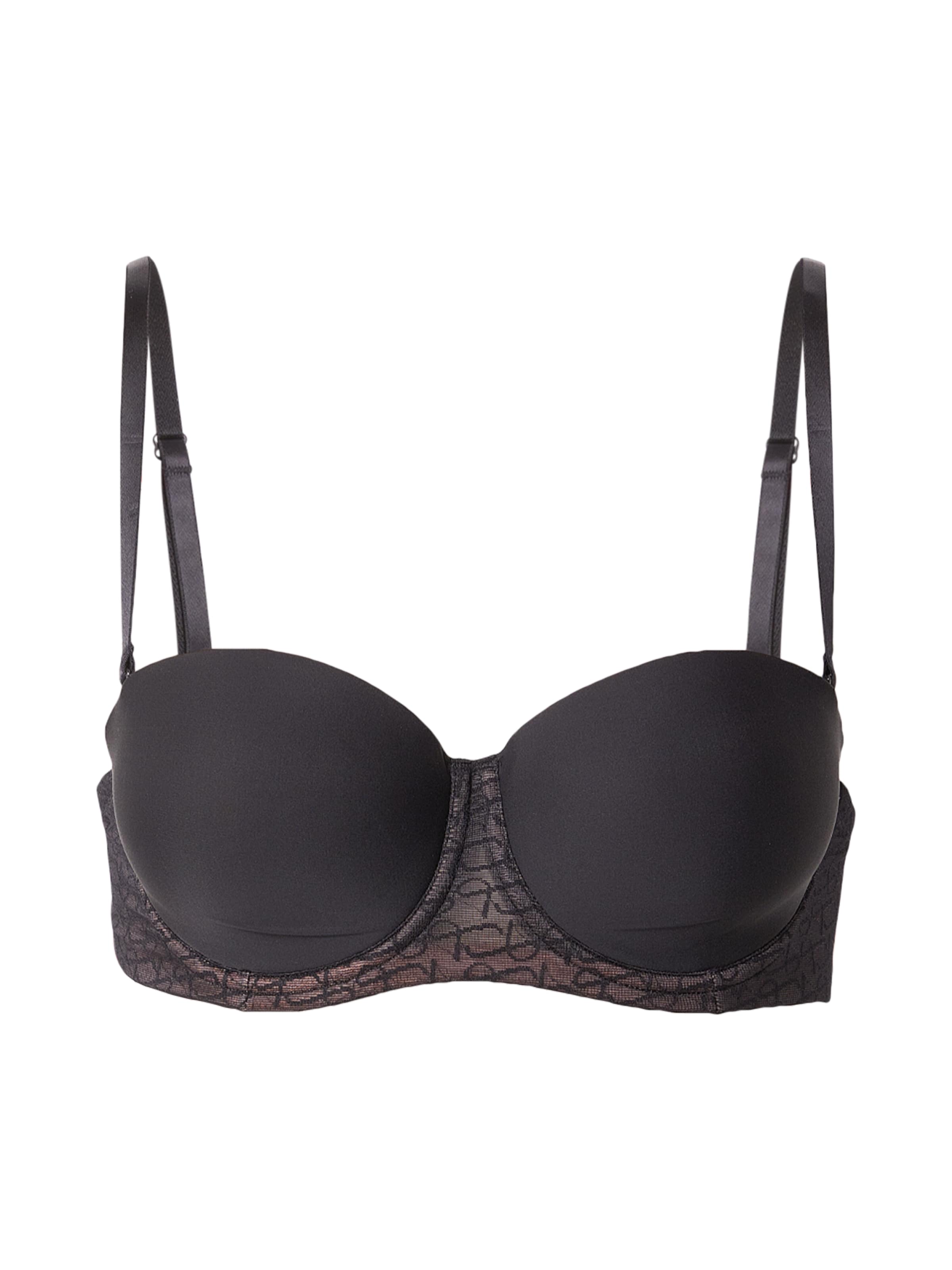 melns TRIUMPH Krūšturis 'Sheer': no priekšpuses