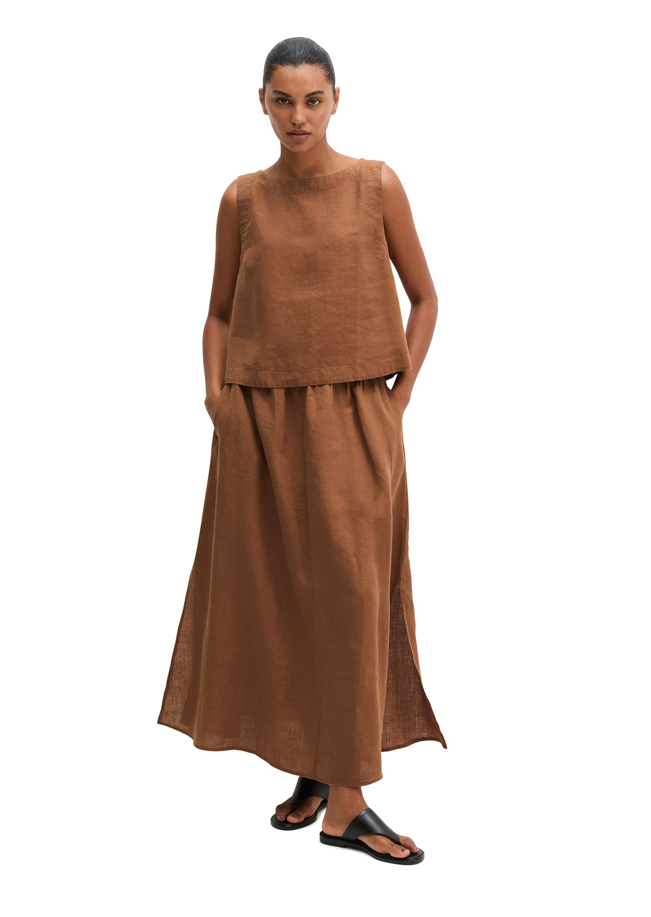 Chemisier Marc O'Polo en marron