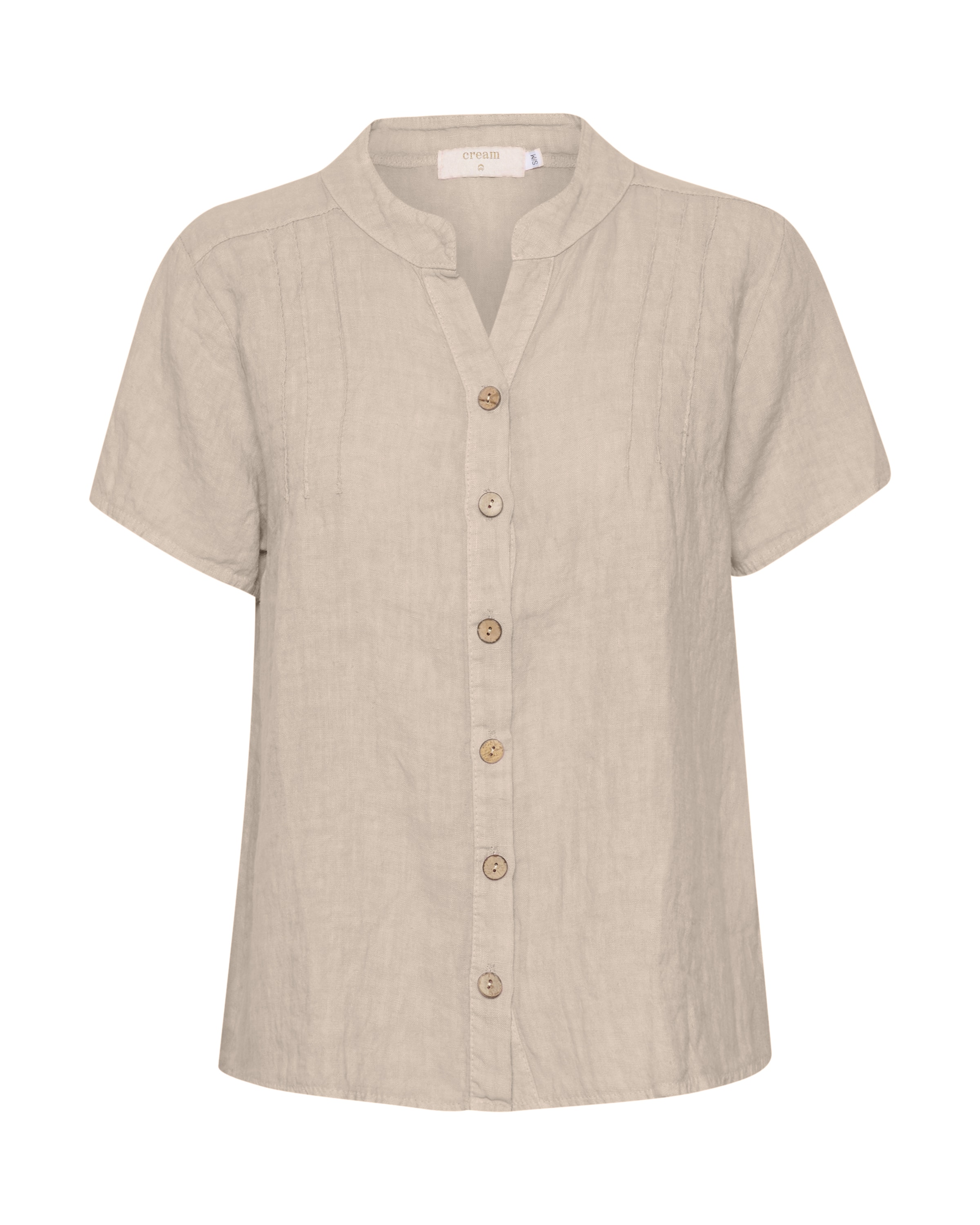 Cream Blouse 'Bellis' in Beige: voorkant