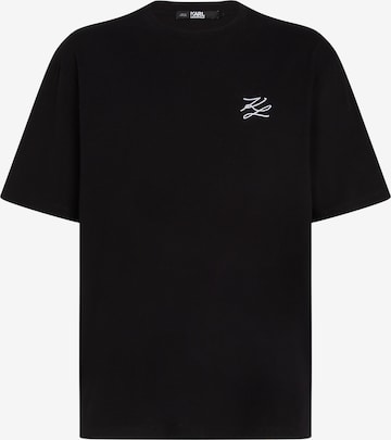 Karl Lagerfeld Shirt 'Autograph ' in Black: front