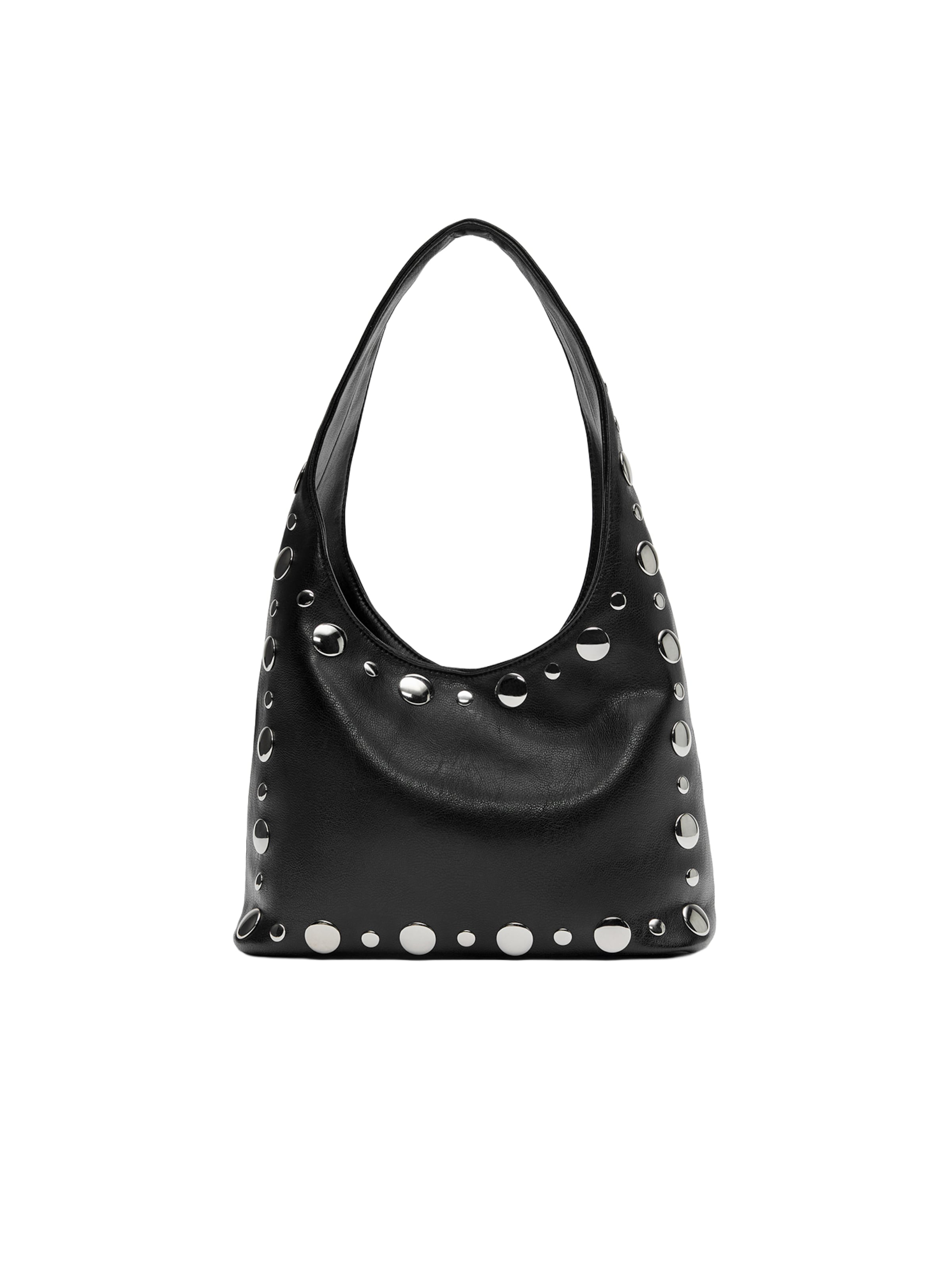 Pull&Bear Schoudertas 'TACHAS' in de kleur Zwart, Productweergave