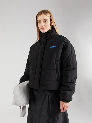 HUGO Between-season jacket 'Faren-1_B' in Black: front