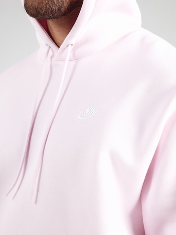 Nike Sportswear Свитшот 'CLUB' в Ярко-розовый