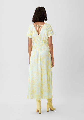 COMMA Dress in Yellow: back