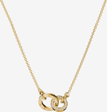 Thomas Sabo Kette Together mit weißem Zirkonia in Gold: Vorderseite