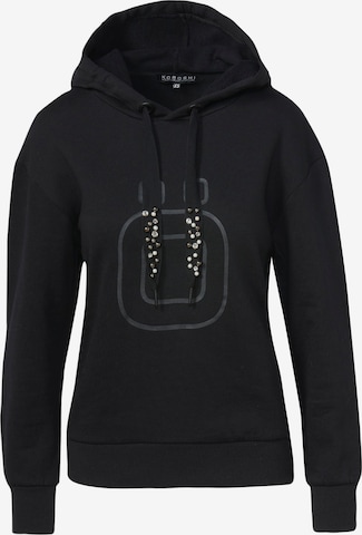 KOROSHISweater majica - crna boja: prednji dio