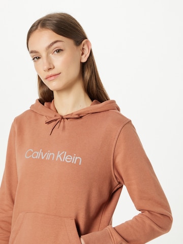 Sweat de sport Calvin Klein Performance en marron