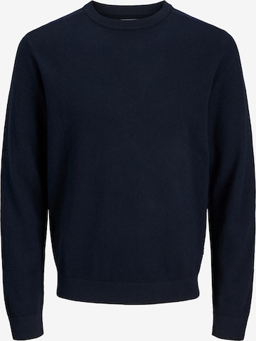 Pull-over 'JJEPerfect' JACK & JONES en bleu : devant