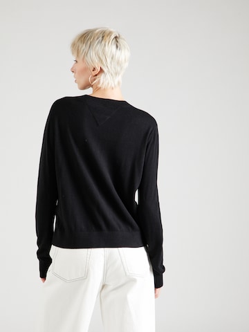 Tommy Jeans Pullover 'Essential' in Schwarz