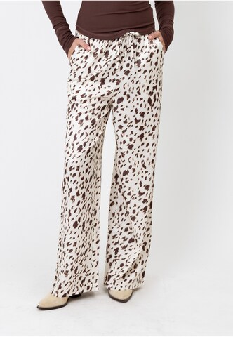 OH APRIL Regular Broek 'Verde' in Bruin: voorkant