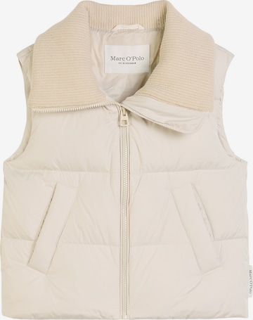 Gilet Marc O'Polo en beige : devant
