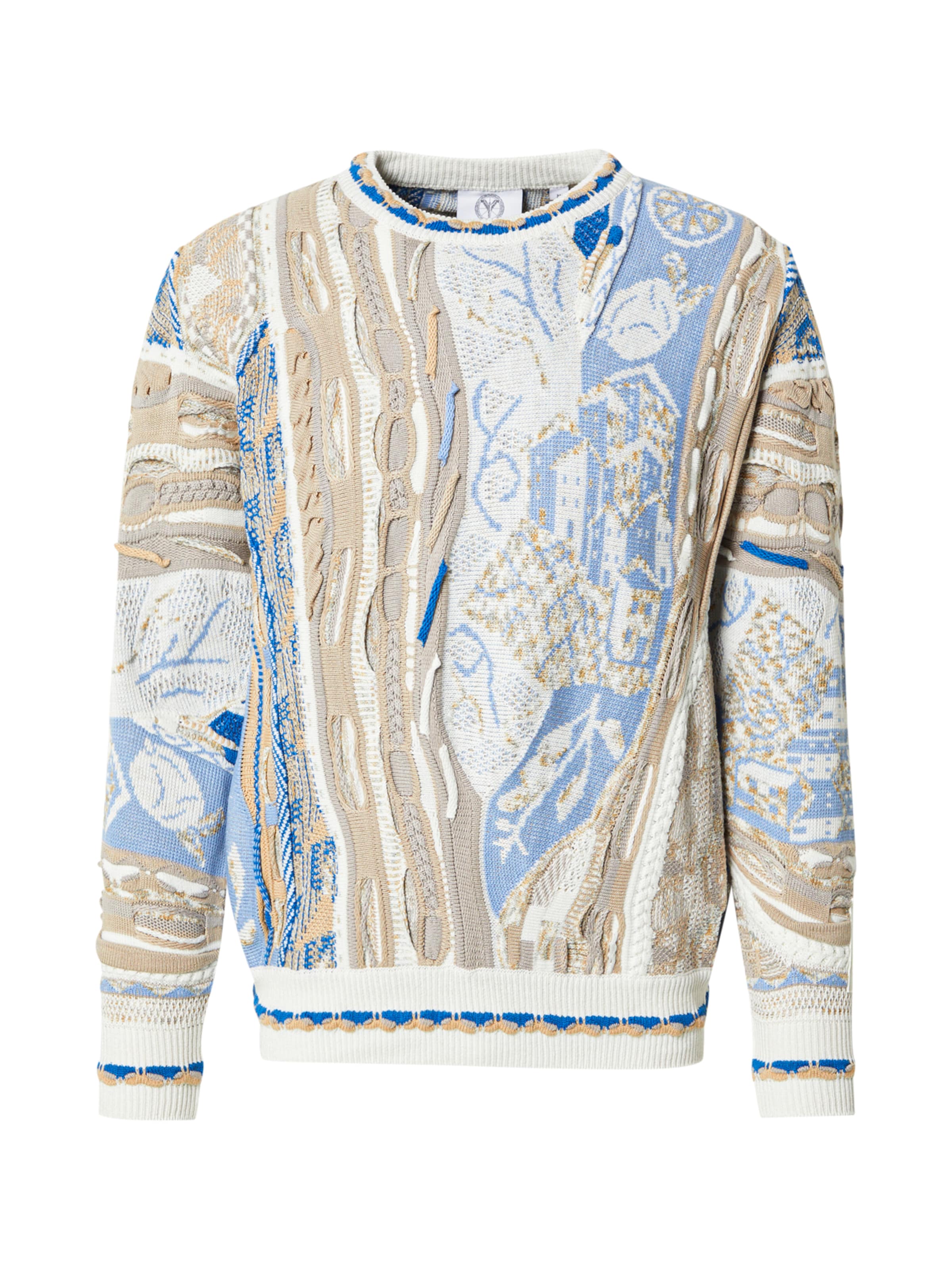 Carlo Colucci Pullover in Beige: Vorderseite