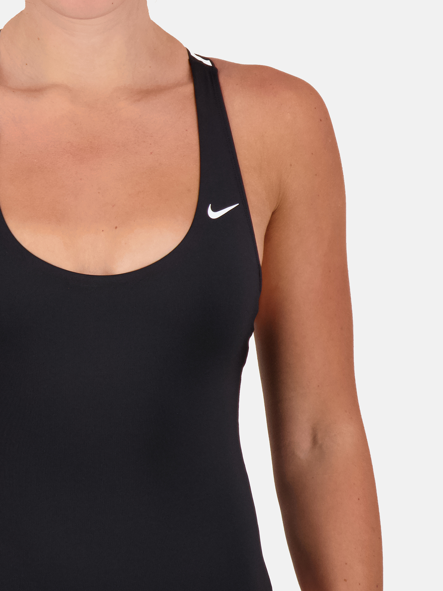 Nike Swim Badeanzug in Schwarz 