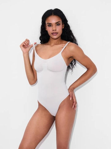 creamy Shapingbody 'Bodysuit Sculpting Shapewear mit Slip' in Grau