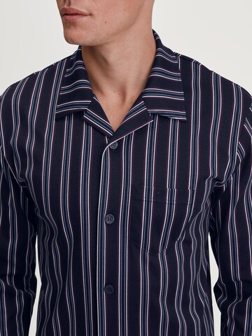 CALIDA Pyjama lang 'Relax Streamline'‌‌‌ in Blau