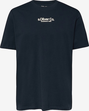 T-Shirt s.Oliver en bleu : devant