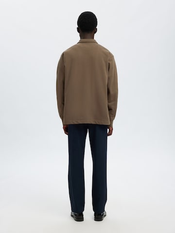 SELECTED - Sudadera en marrón